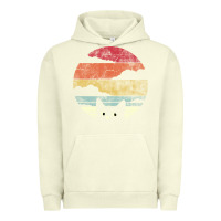 Pigment Pistachio cat retro vintage style Urban Hoodie - artisFamous