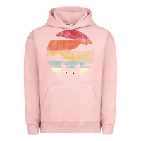 Pigment Salmon cat retro vintage style Urban Hoodie - artisFamous