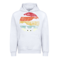 White cat retro vintage style Urban Hoodie - artisFamous