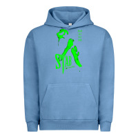 Pigment Pebble Blue stab movie Urban Hoodie - artisFamous
