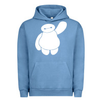 Pigment Pebble Blue baymax big hero 6 Urban Hoodie - artisFamous
