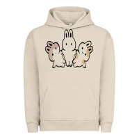 Pigment French Oak bunnys Urban Hoodie - artisFamous