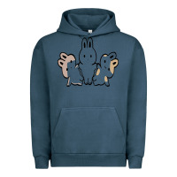 Pigment Midnight Navy bunnys Urban Hoodie - artisFamous