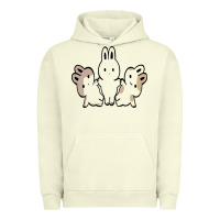 Pigment Pistachio bunnys Urban Hoodie - artisFamous