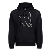 Black ghost Urban Hoodie - artisFamous