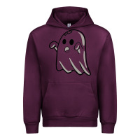 Mauve Wine ghost Urban Hoodie - artisFamous