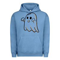 Pigment Pebble Blue ghost Urban Hoodie - artisFamous