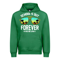 Emerald school out forever retired teacher retro summer Urban Hoodie - artisFamous
