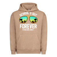 Pigment Burro school out forever retired teacher retro summer Urban Hoodie - artisFamous