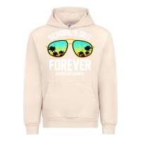 Sandshell school out forever retired teacher retro summer Urban Hoodie - artisFamous