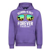 Tulip school out forever retired teacher retro summer Urban Hoodie - artisFamous