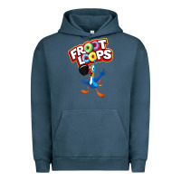 Pigment Midnight Navy froot loops toucan sam Urban Hoodie - artisFamous