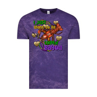 Cloud Purple Crawfish i just want to be loved bayou Vintage Tee - FaDigitalArtStudio