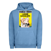 Pigment Pebble Blue charlie hebdo Urban Hoodie - artisFamous