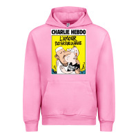 Fuchsia Pink charlie hebdo Urban Hoodie - artisFamous