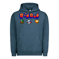 Pigment Midnight Navy dig dug Urban Hoodie - artisFamous