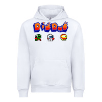 White dig dug Urban Hoodie - artisFamous