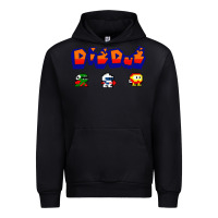 Black dig dug Urban Hoodie - artisFamous