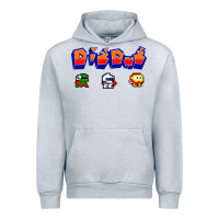 Heather Grey dig dug Urban Hoodie - artisFamous