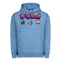 Pigment Pebble Blue dig dug Urban Hoodie - artisFamous