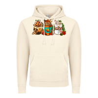 Vintage Artic Halloween thanksgiving christmas coffee cups Vintage Hoodie - FaDigitalArtStudio