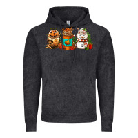 Vintage Black Halloween thanksgiving christmas coffee cups Vintage Hoodie - FaDigitalArtStudio