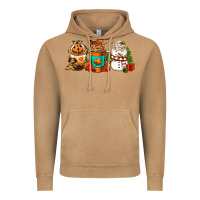Vintage Camel Halloween thanksgiving christmas coffee cups Vintage Hoodie - FaDigitalArtStudio