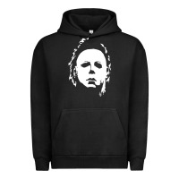 Pigment Black halloween horror myers Urban Hoodie - artisFamous