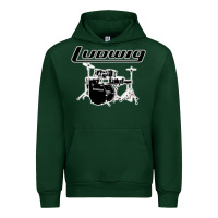 Forest Green ludwig drum Urban Hoodie - artisFamous
