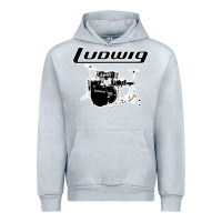 Heather Grey ludwig drum Urban Hoodie - artisFamous