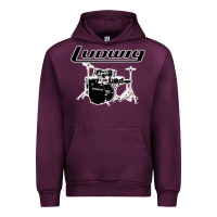 Mauve Wine ludwig drum Urban Hoodie - artisFamous