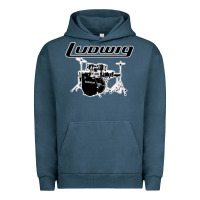 Pigment Midnight Navy ludwig drum Urban Hoodie - artisFamous