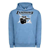 Pigment Pebble Blue ludwig drum Urban Hoodie - artisFamous