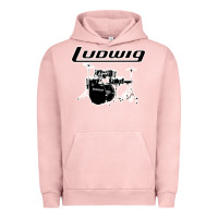 Pigment Salmon ludwig drum Urban Hoodie - artisFamous