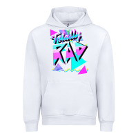 White 1980's style totally rad 80s casual  v.10.1 tank top Urban Hoodie - artisFamous