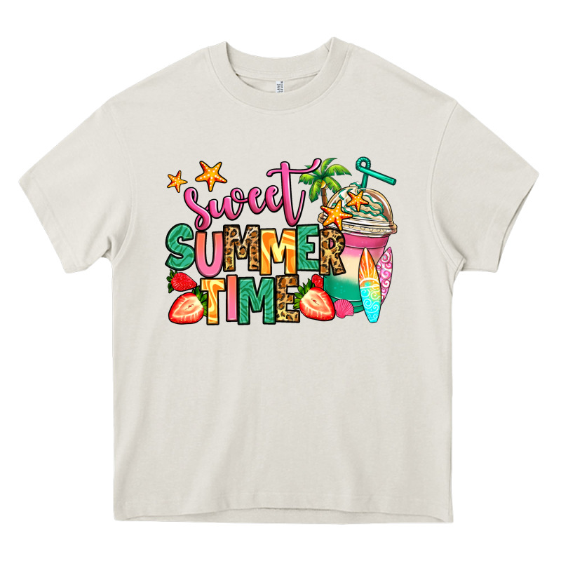 Sweet Summer Time Iced Coffee Heavy Core Tee by Jasminsmagicworld | Teevron