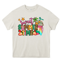 Cream sweet summer time iced coffee Heavy Core Tee - Jasminsmagicworld