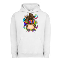 Pigment Lunar Rock messy bun tie dye Urban Hoodie - RanaPortraitStore