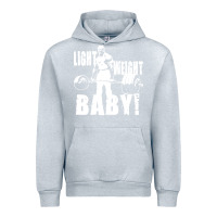 Heather Grey American bodybuilder Urban Hoodie - artisFamous