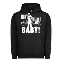 Pigment Black American bodybuilder Urban Hoodie - artisFamous