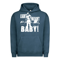 Pigment Midnight Navy American bodybuilder Urban Hoodie - artisFamous