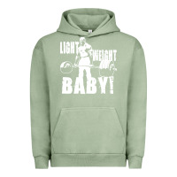 Pigment Oil Green American bodybuilder Urban Hoodie - artisFamous