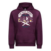 Mauve Wine on your marks get set bake Urban Hoodie - artisFamous