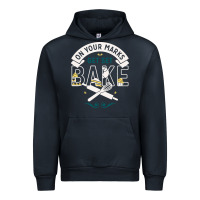 Navy on your marks get set bake Urban Hoodie - artisFamous