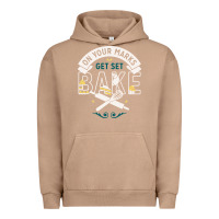 Pigment Burro on your marks get set bake Urban Hoodie - artisFamous