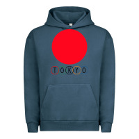 Pigment Midnight Navy Japan Flag Olympics Urban Hoodie - artisFamous