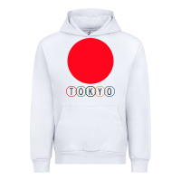 White Japan Flag Olympics Urban Hoodie - artisFamous