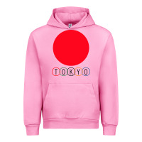Fuchsia Pink Japan Flag Olympics Urban Hoodie - artisFamous