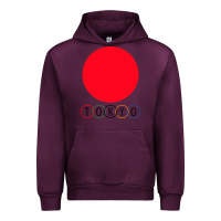 Mauve Wine Japan Flag Olympics Urban Hoodie - artisFamous