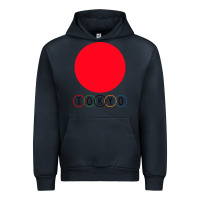 Navy Japan Flag Olympics Urban Hoodie - artisFamous